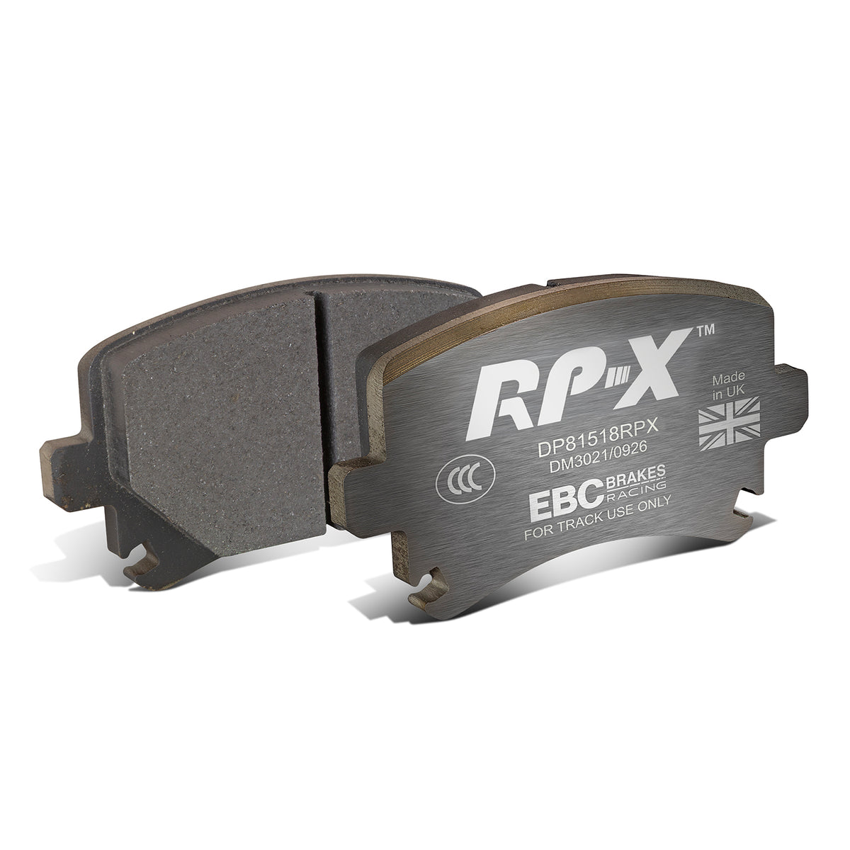 EBC Rear Racing RP-X Brake Pads - Audi S3 / Volkswagen Golf R (DP81518RPX)