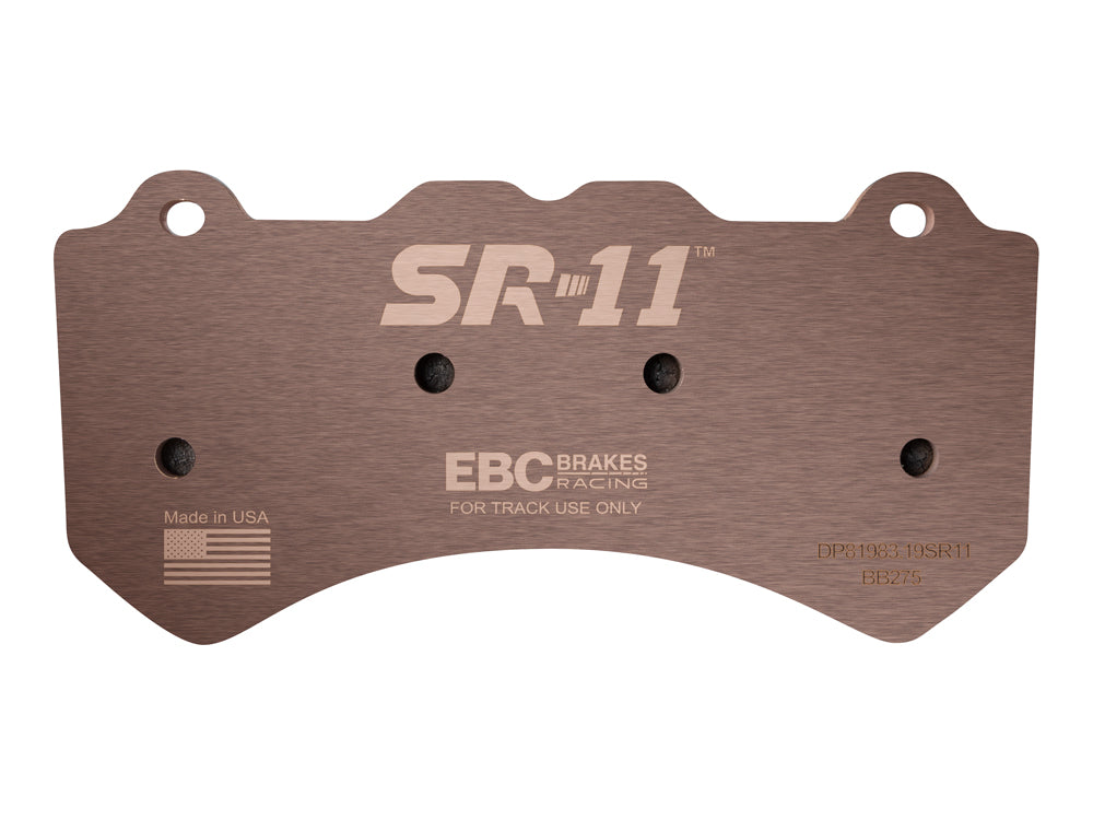 EBC Front Racing SR-11 Brake Pads - Nissan GT-R (R35) / BMW M3 (DP81983.19SR11) — view 2