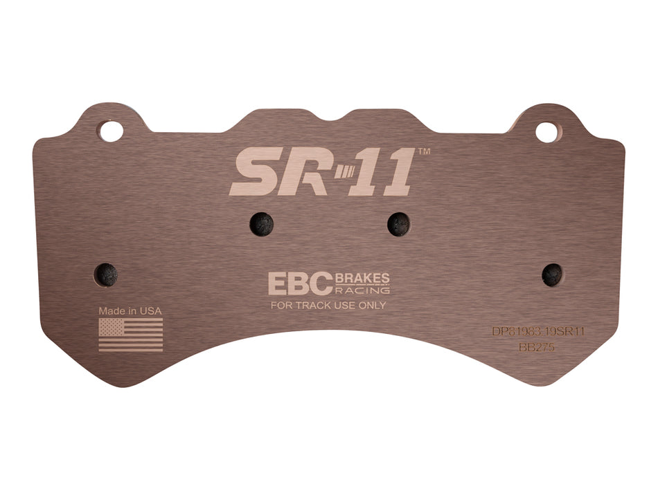 EBC Front Racing SR-11 Brake Pads - Nissan GT-R (R35) / BMW M3 (DP81983.19SR11) — view 2