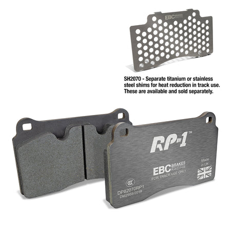 EBC Front Racing RP-1 Brake Pads - Renault Megane / AC MkVI (DP82070RP1)
