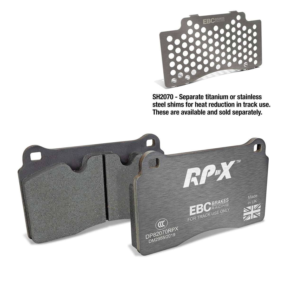 EBC Front Racing RP-X Brake Pads - Renault Megane / AC MkVI (DP82070RPX)