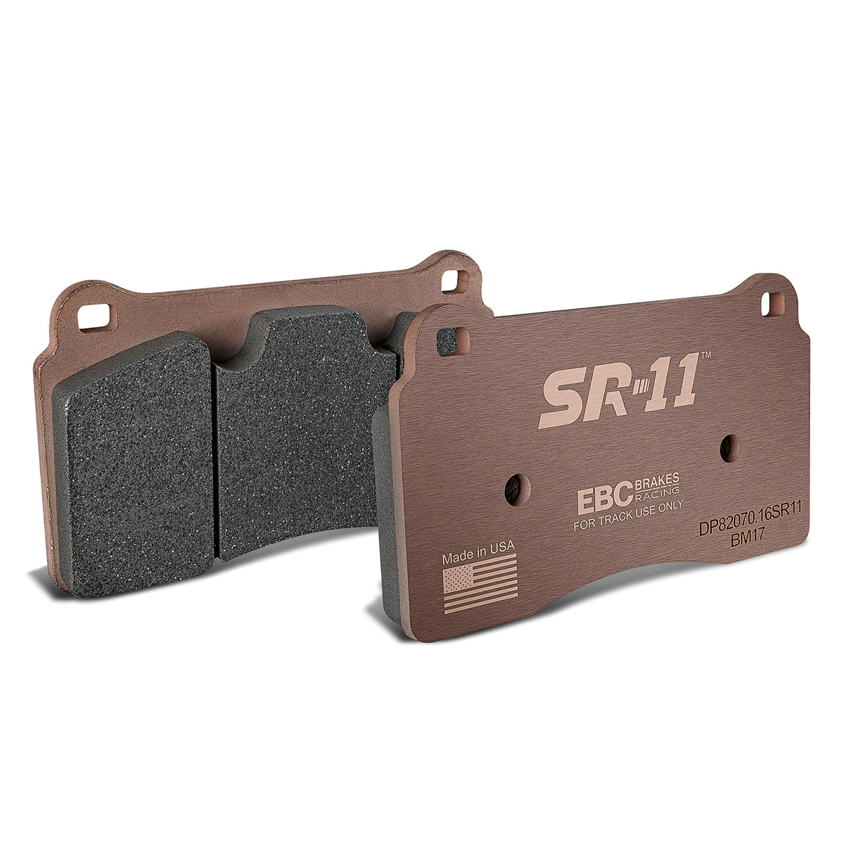 EBC Front Racing SR-11 Brake Pads - Subaru Impreza / Ap Racing Cp3307 (DP8005.18SR11) — view 2