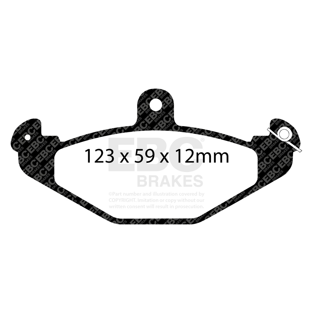 EBC Rear GreenStuff Brake Pads - Lotus Elise / Lotus Exige (DP2885/2) — view 2