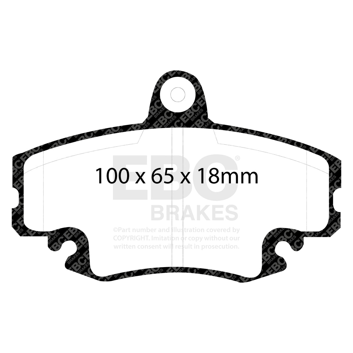 EBC Front GreenStuff Brake Pads - Renault Clio / Dacia Logan (DP2959) — view 2