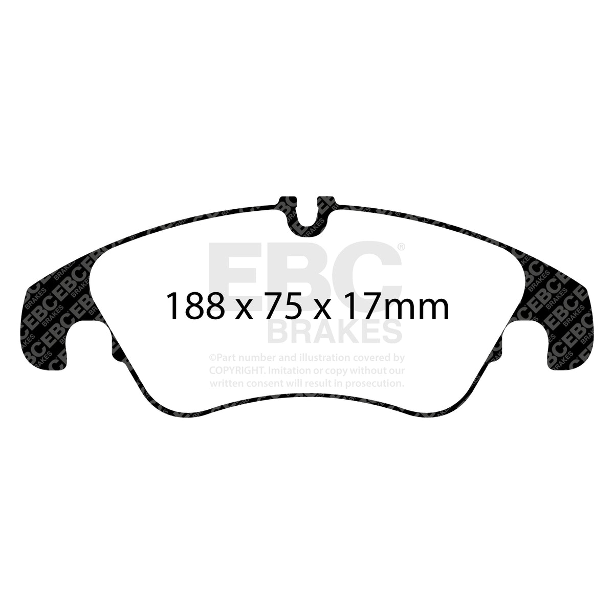 EBC Front YellowStuff Brake Pads - Audi A6 / Audi Q5 quattro (DP42022R) — view 2