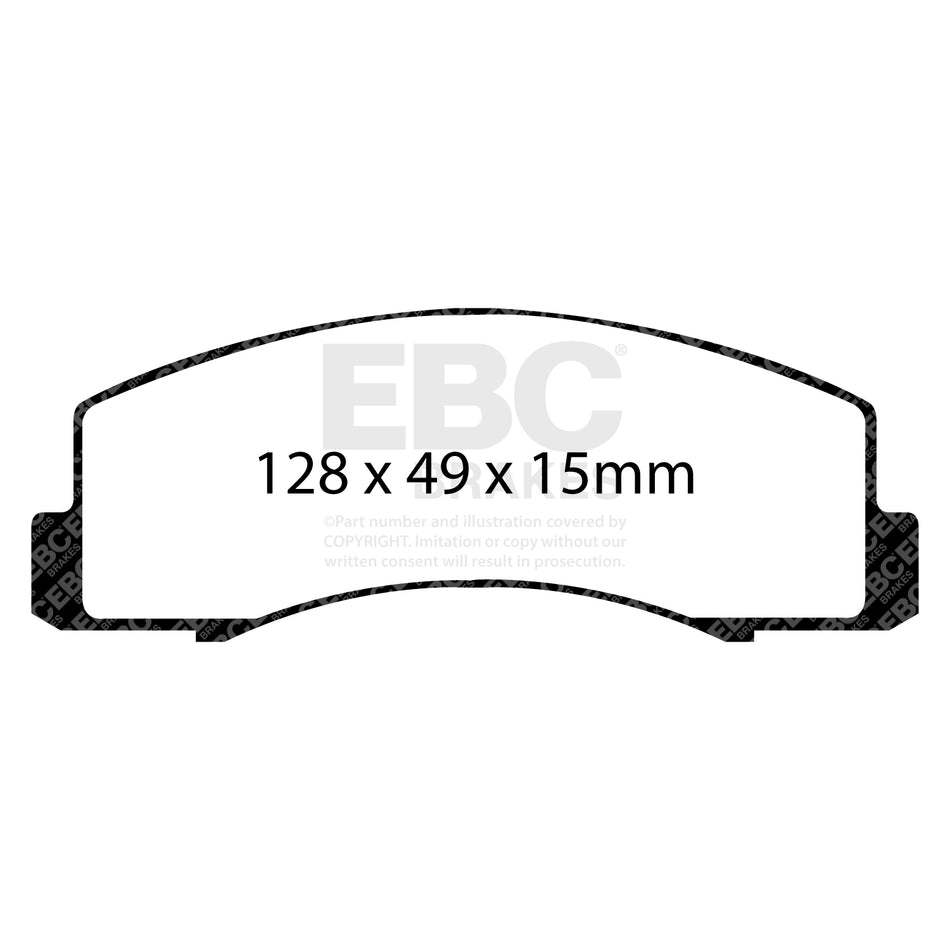 EBC Front GreenStuff Brake Pads - Toyota (australia And New Zealand) Camry / Holden (australia And New Zealand) Apollo (DP220