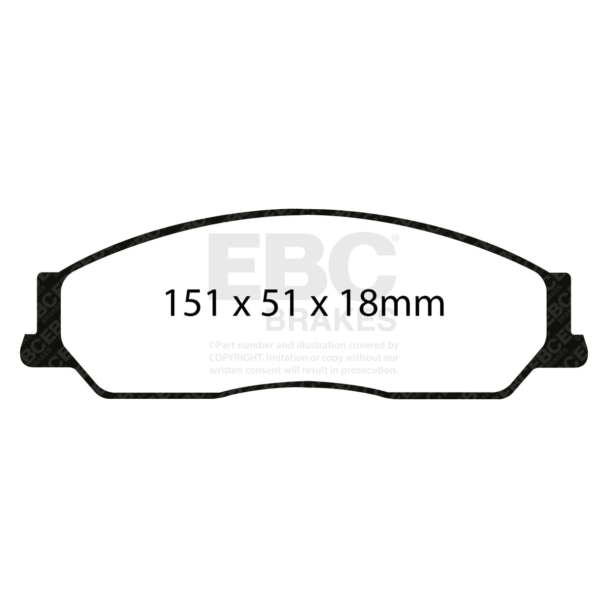 EBC Front GreenStuff Brake Pads - Toyota (australia And New Zealand) Camry / Toyota (australia And New Zealand) Aurion (DP220