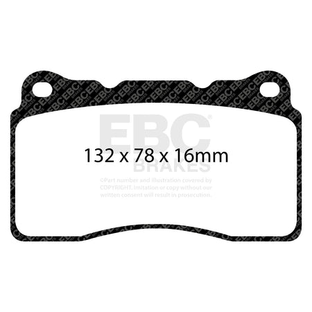 EBC Front BlueStuff Brake Pads - Opel Insignia / Vauxhall Insignia (DP52093NDX) — view 2