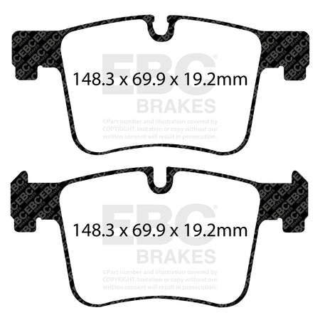 EBC Front Ultimax Brake Pads - BMW 3 Series (F30) / BMW 4 Series (F32) (DPX2105) — view 2