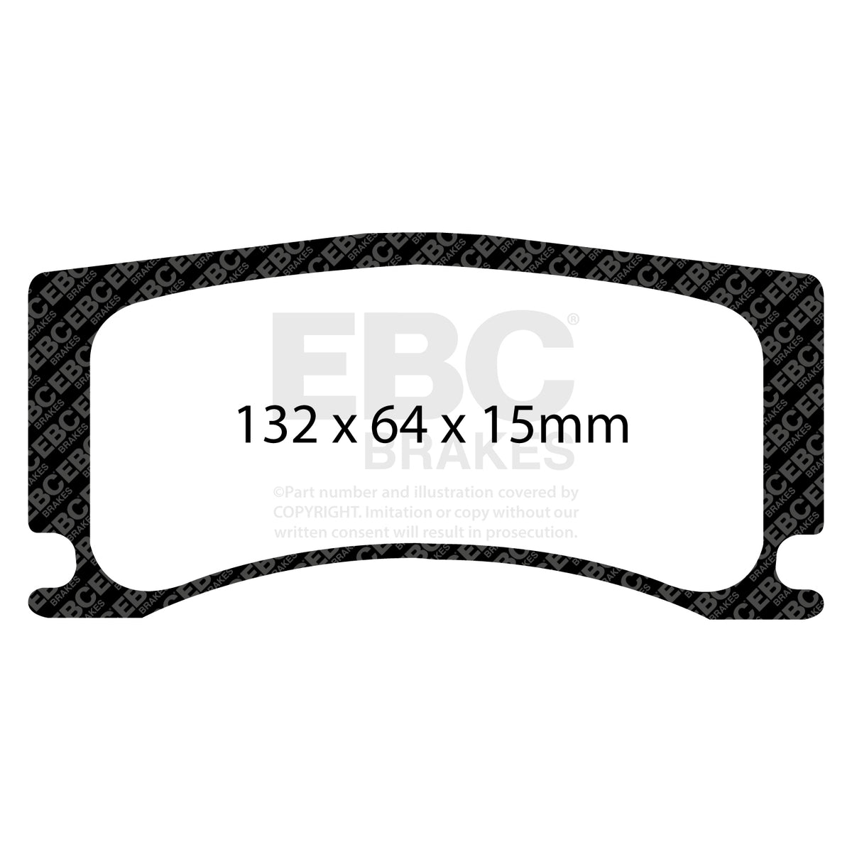 EBC Rear BlueStuff Brake Pads - Peugeot 308 / Jaguar Xkr (DP52112NDX) — view 2