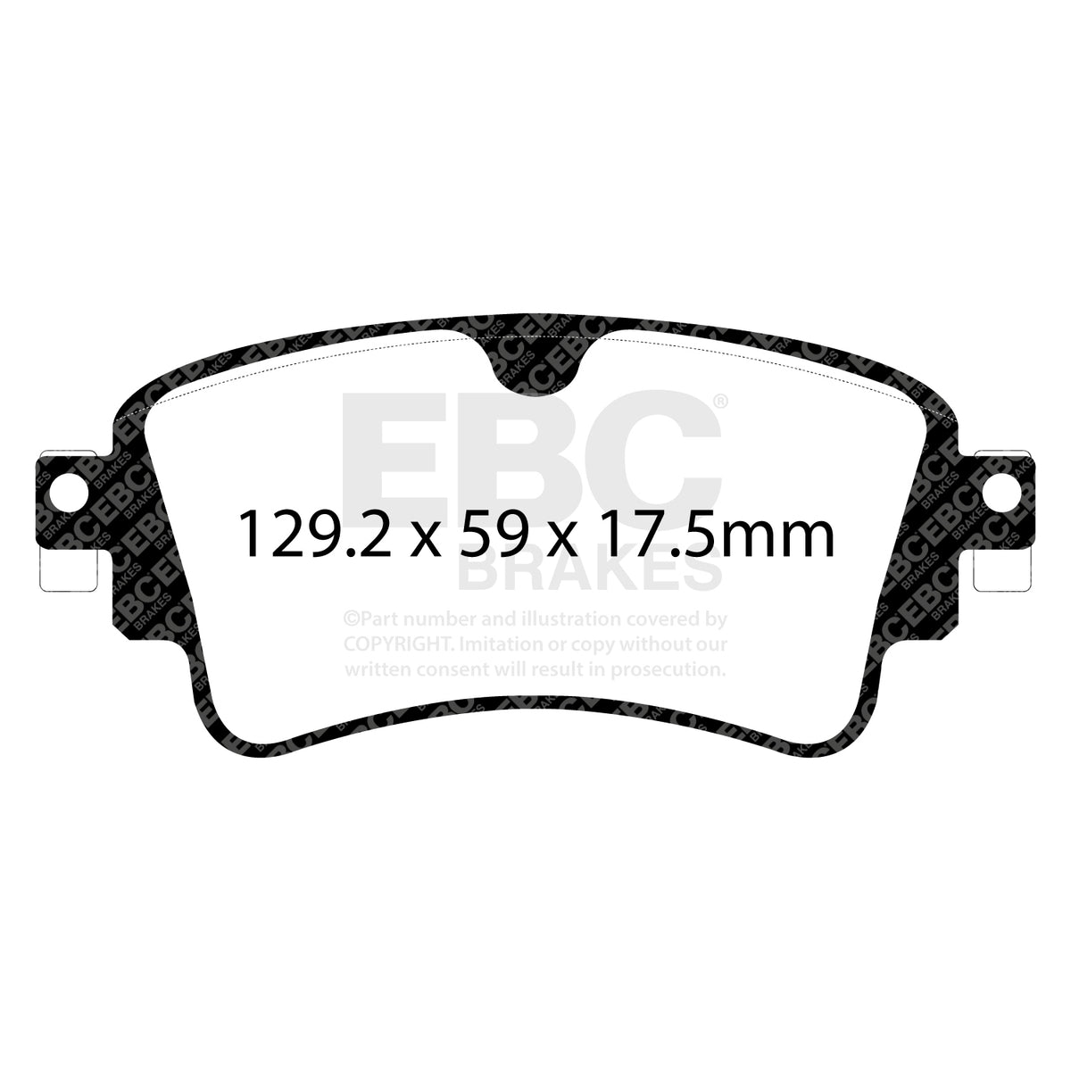 EBC Rear BlueStuff Brake Pads - Audi S4 / Audi S5 (DP52254NDX) — view 2