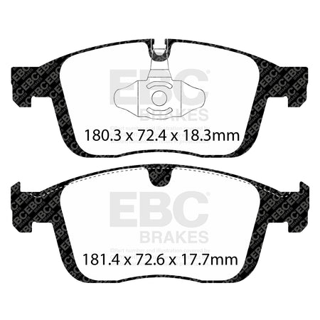 EBC Front Ultimax Brake Pads - Volvo Xc60 (DPX2296) — view 2
