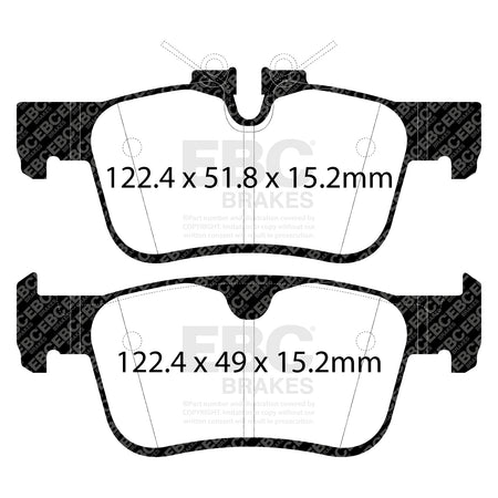 EBC Rear Ultimax Brake Pads - Volvo Xc60 (2nd Gen) / Volvo V60 (DPX2306) — view 2