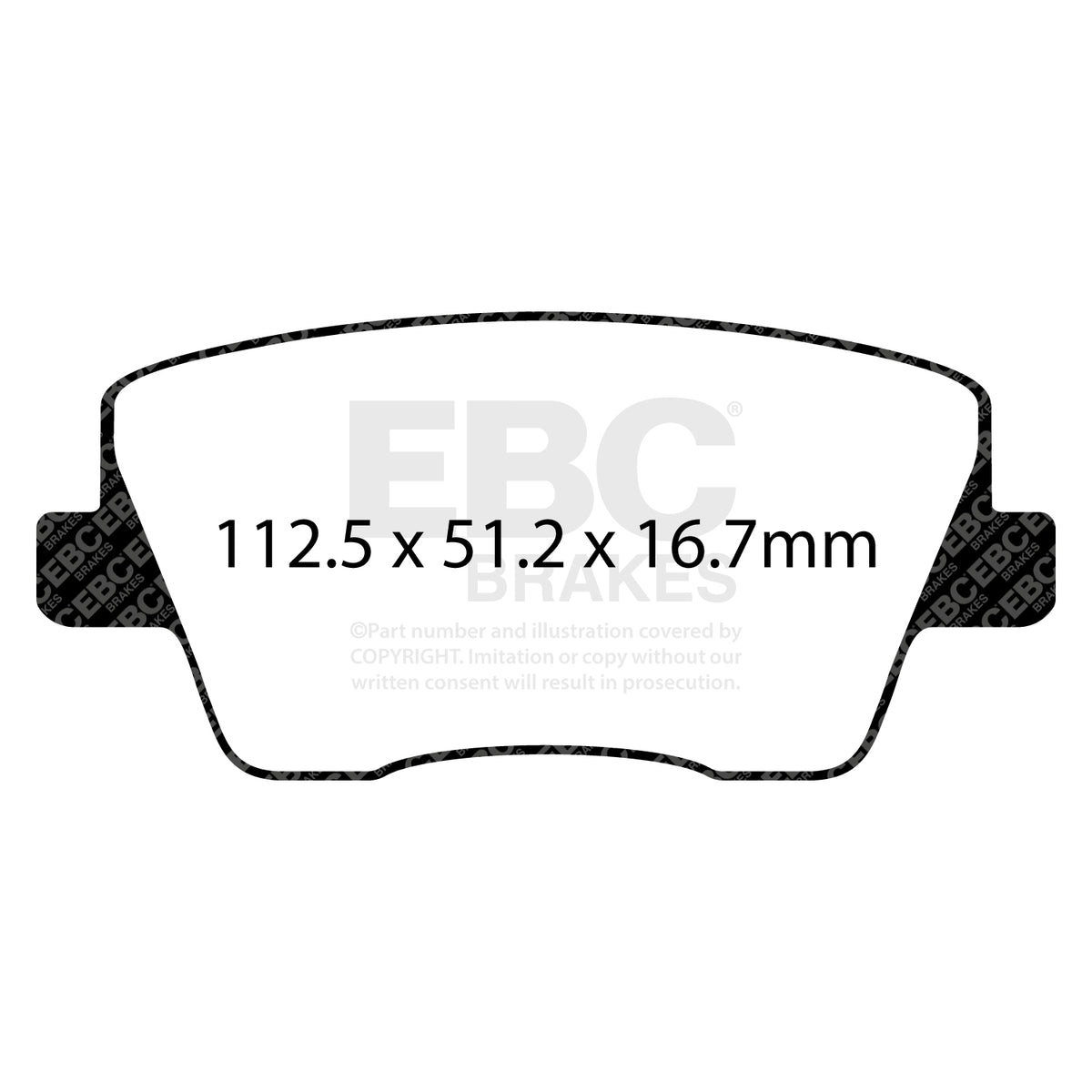 EBC Rear BlueStuff Brake Pads - Hyundai I30 N / Hyundai Kona N (DP52344NDX) — view 2