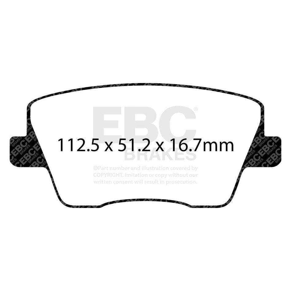 EBC Rear Ultimax Brake Pads - Hyundai I30 N / Hyundai Kona N (DPX2344)