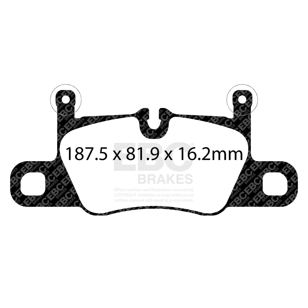 EBC Rear YellowStuff Brake Pads - Porsche 911 (992) / Porsche 911 (991|2) (DP42371R) — view 2