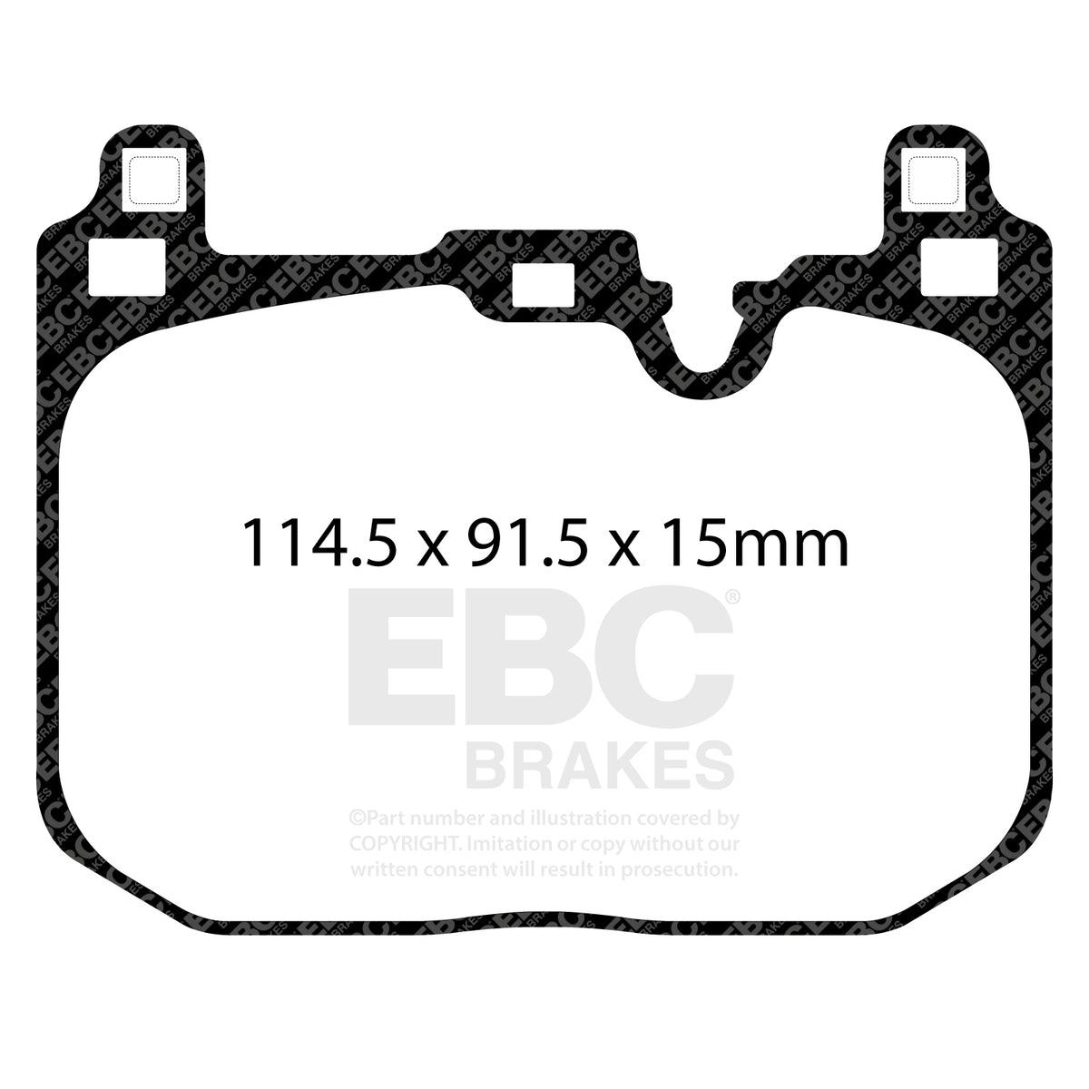 EBC Front BlueStuff Brake Pads - BMW 1 Series (F40) / BMW 2 Series (F44) (DP52393NDX) — view 2