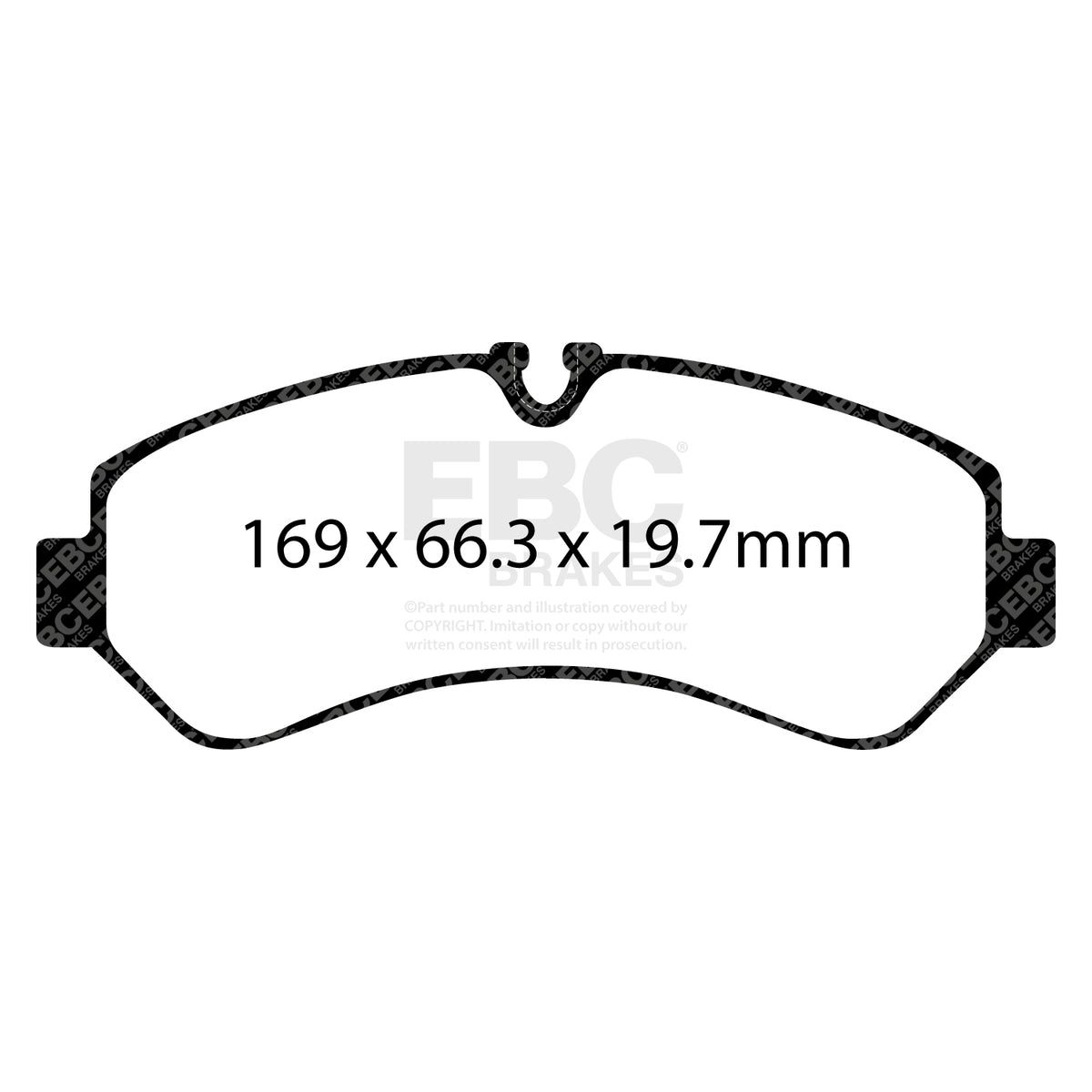 EBC Rear Ultimax Brake Pads - Mercedes-Benz Commercial Sprinter 511d / Mercedes-Benz Commercial Sprinter 514d (DPX2406) — vie