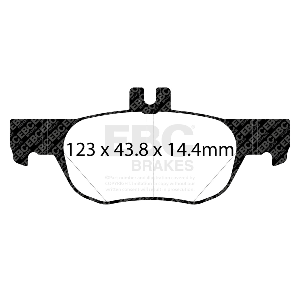 EBC Rear Ultimax Brake Pads - Mazda CX30 / Mazda 3 (DPX2413) — view 2