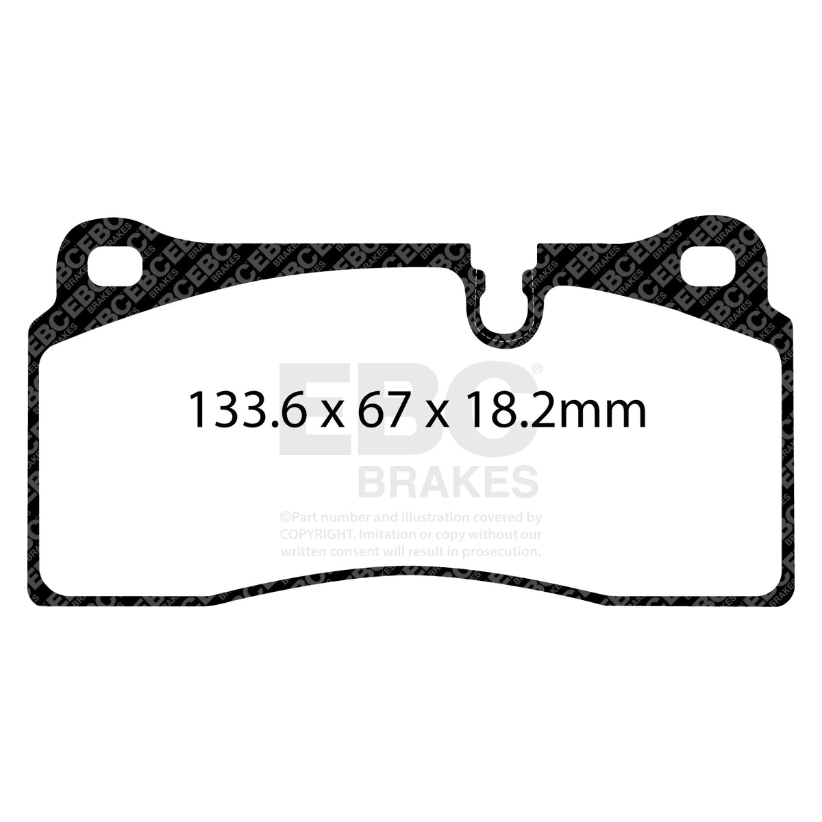 EBC Rear BlueStuff Brake Pads - BMW M4 / BMW M3 (DP52425NDX) — view 2