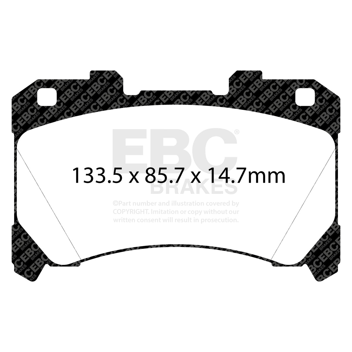 EBC Front BlueStuff Brake Pads - Toyota Gr Yaris (DP52430NDX) — view 2
