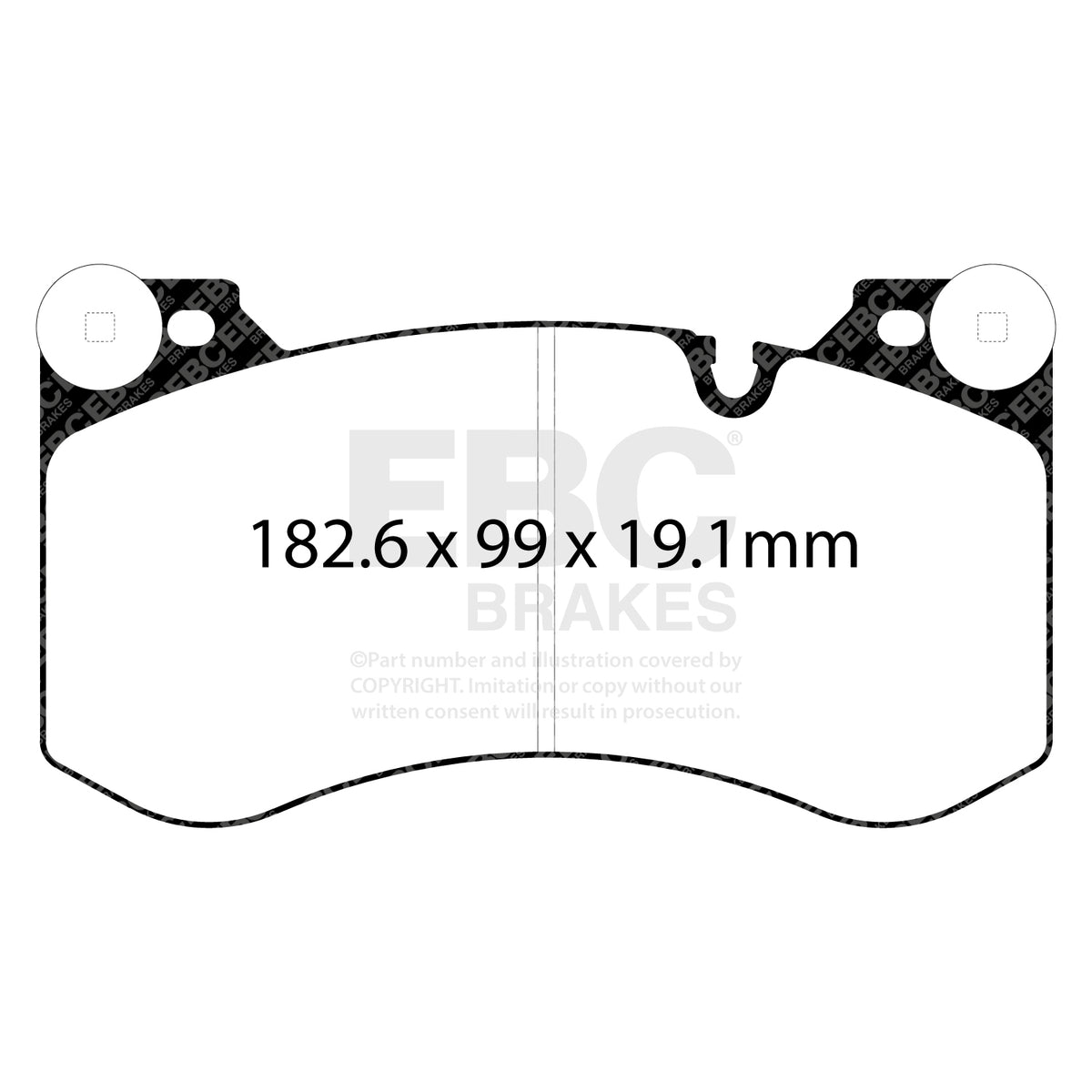 EBC Front BlueStuff Brake Pads - BMW M3 Competition / BMW M4 (DP52454NDX) — view 2