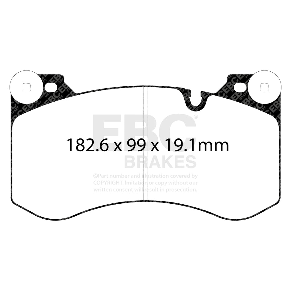 EBC Front Racing RP-X Brake Pads - BMW M3 Competition / BMW M4 (DP82454RPX) — view 2