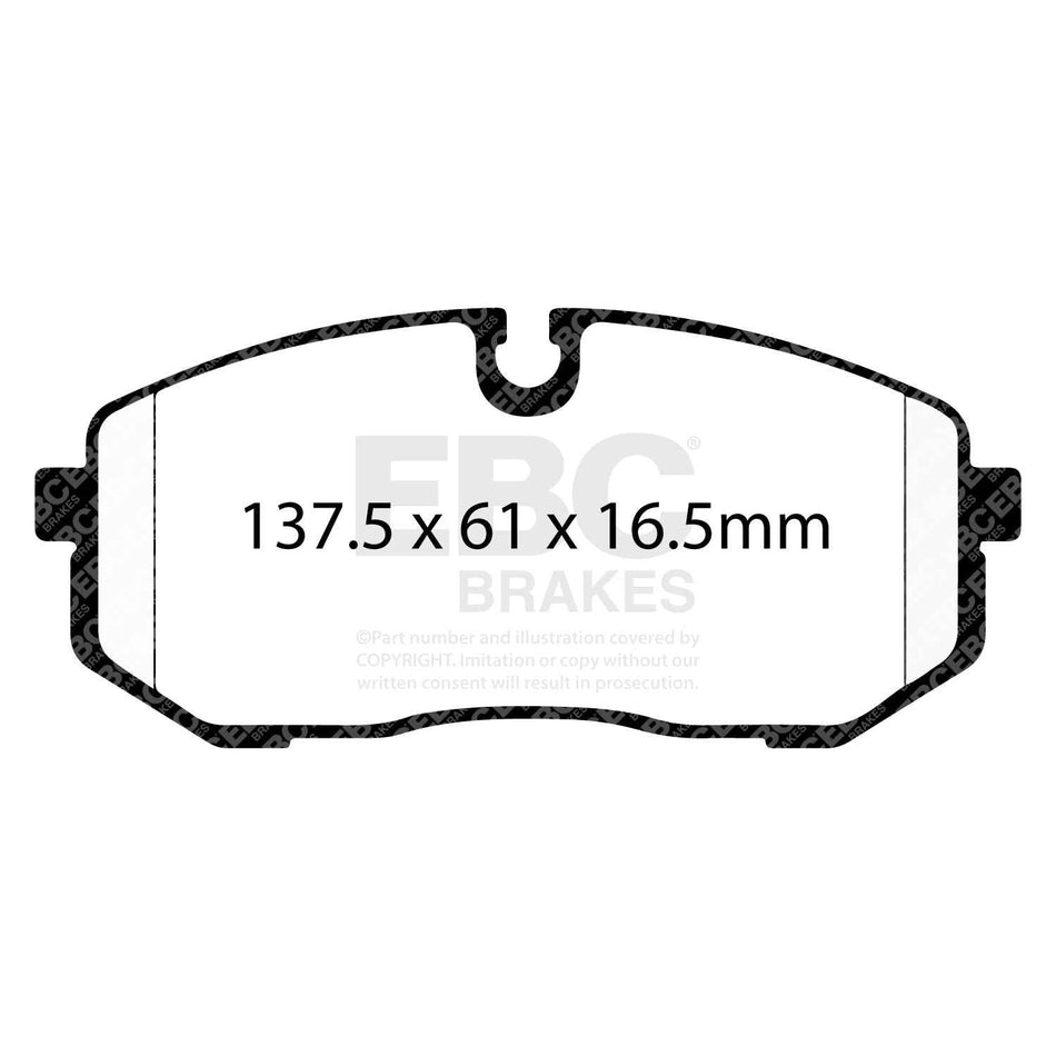 EBC Front YellowStuff Brake Pads - Hyundai I20 N (DP42500R)