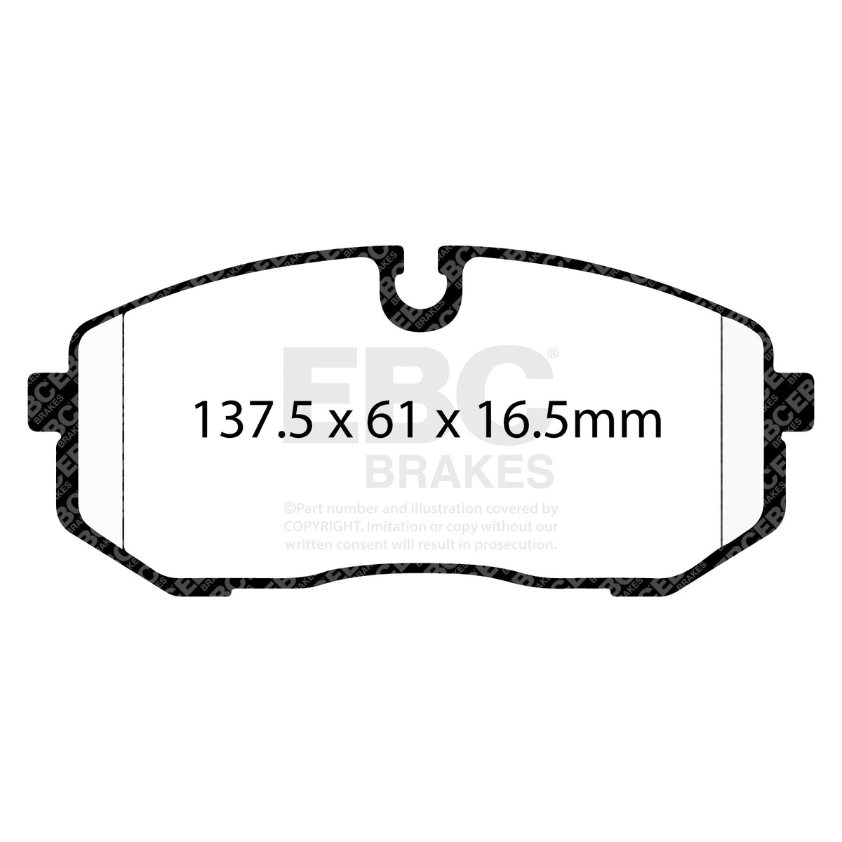 EBC Front YellowStuff Brake Pads - Hyundai I20 N (DP42500R) — view 2