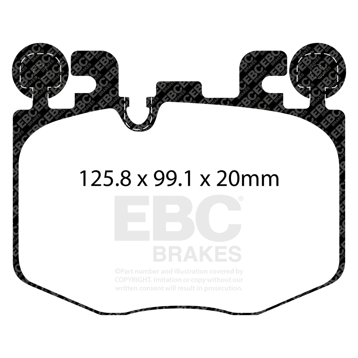 EBC Front Ultimax Brake Pads - BMW Z4 / BMW 4 Series (xDrive G22) (DPX2522)
