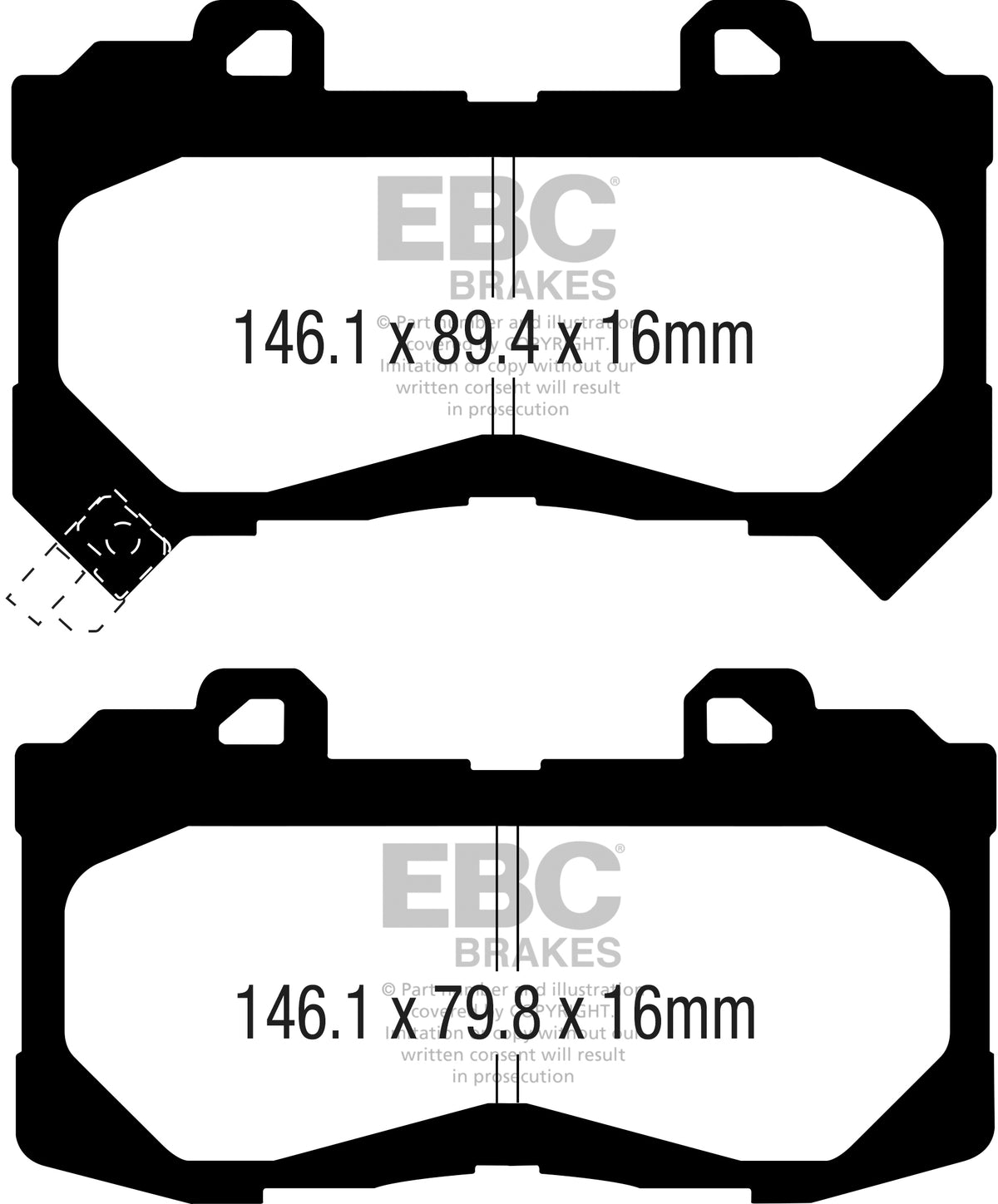 EBC Ultimax Brake Pads (DPX3044)
