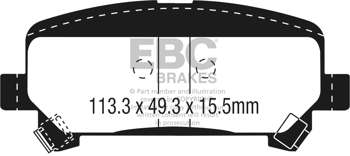EBC Ultimax Brake Pads (DPX3045)