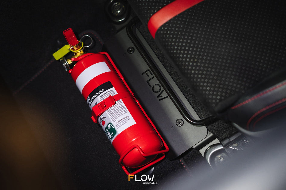 Flow Designs ZD8 BRZ STI Adjustable Fire Extinguisher Bracket/Mount