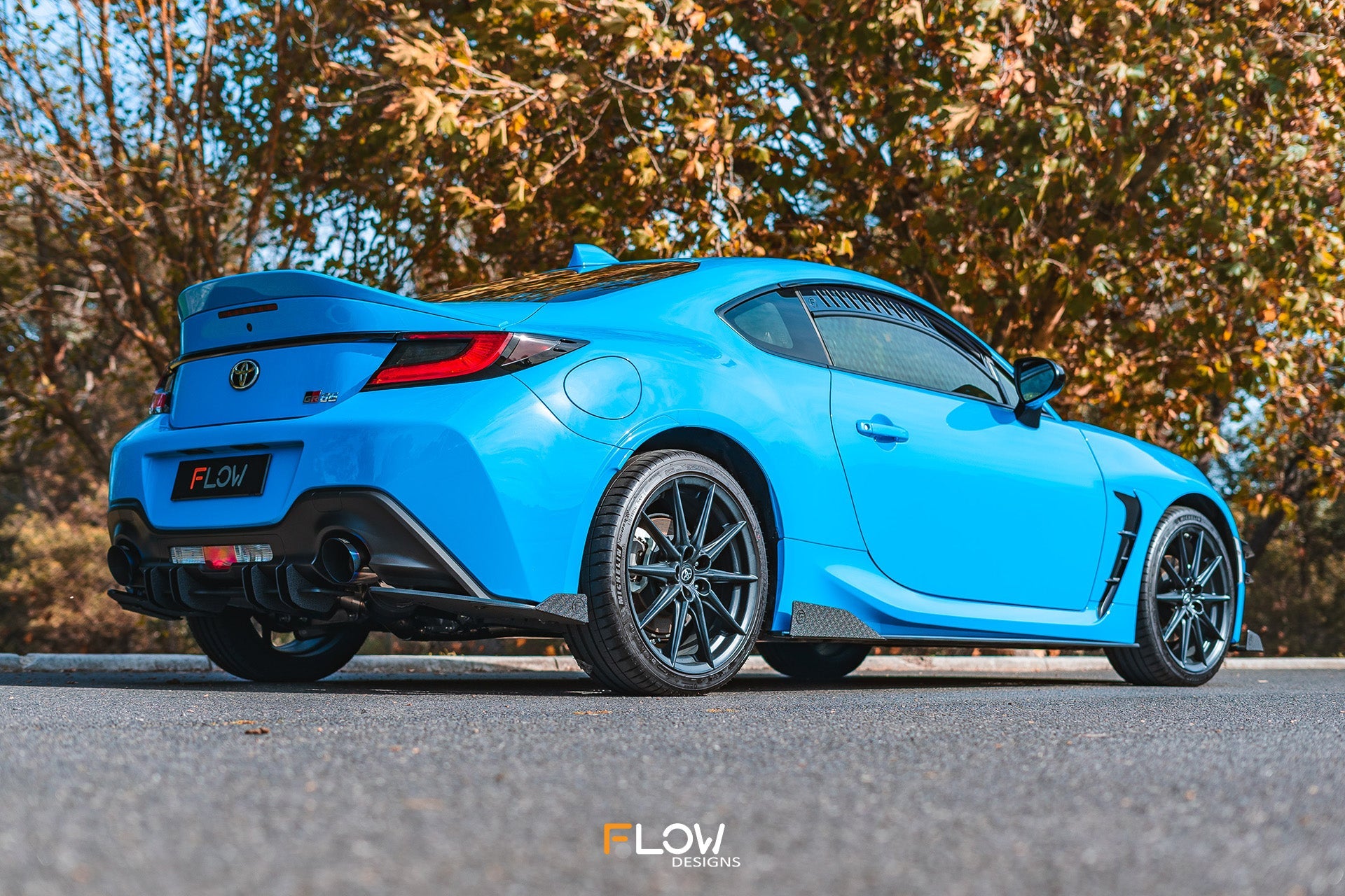 Buy Toyota ZN8 GR86 Flow-Lock Rear Diffusers (GLOSS) Online | Flow ...