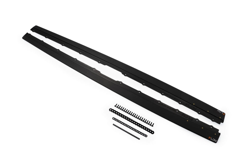 Flow Designs S3 8V Sedan Pre-Facelift Side Skirt Splitters V3 (Pair)
