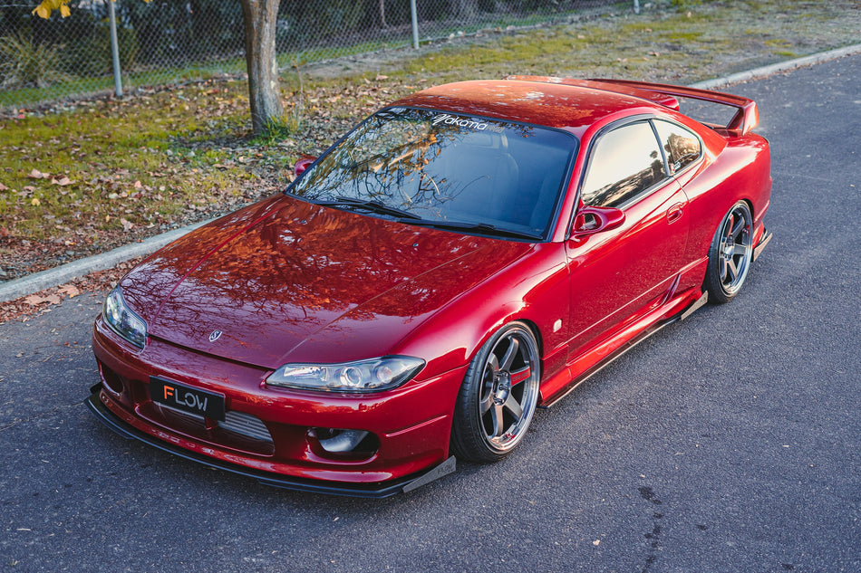 Flow Designs S15 / 200SX Front Lip Splitter (For Standard Front Bar)