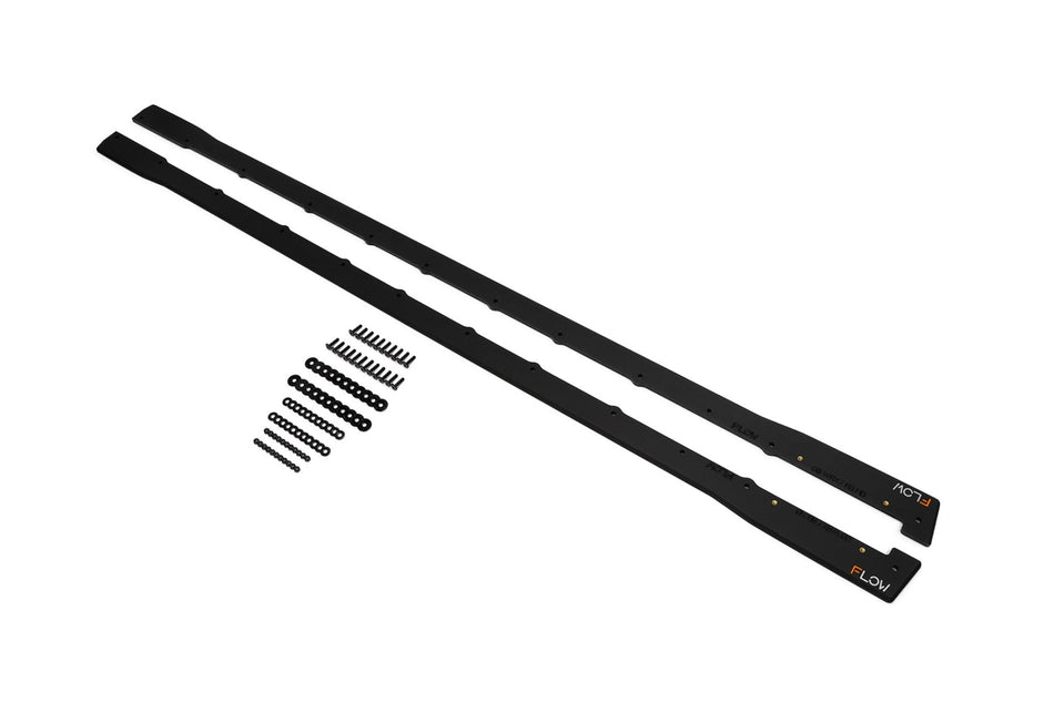 Flow Designs Impreza WRX/RS G3 Sedan PFL Side Skirt Splitters (Pair)
