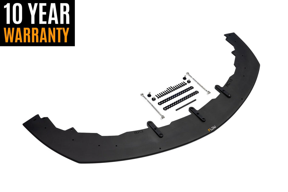 Flow Designs Lancer Evolution IX Front Lip Splitter With Support Rods