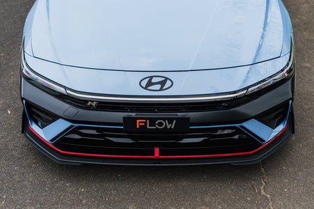 Flow Designs CN7 V2 Elantra N Sedan Facelift V2 - 2024+ Front Lip Splitter & Mounting Brackets (Pair)