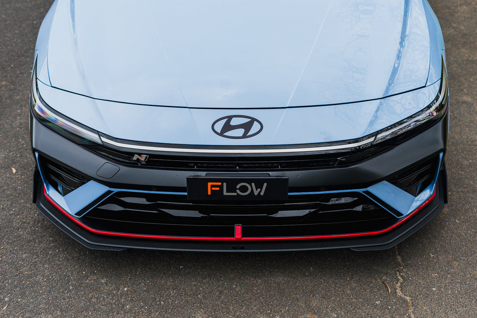 Flow Designs CN7 V2 Elantra N Sedan Facelift V2 - 2024+ Front Lip Splitter & Mounting Brackets (Pair)