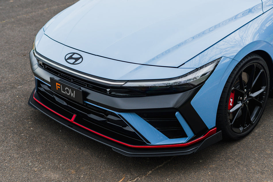 Flow Designs CN7 V2 Elantra N Sedan Facelift V2 - 2024+ Front Lip Splitter Winglets (Pair)
