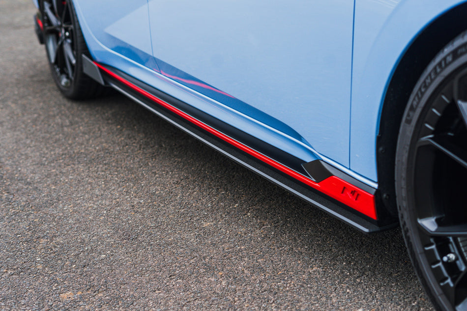 Flow Designs CN7 V2 i30N Sedan FL 2024+ Side Skirt Splitters (Pair)