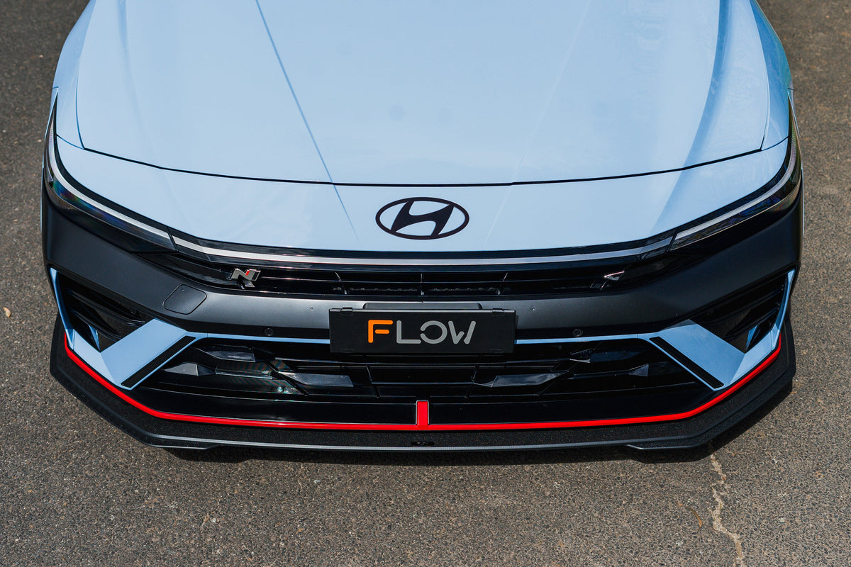 Flow Designs CN7 V2 Elantra N Sedan Facelift V2 - 2024+ Front Lip Splitter & Mounting Brackets (Pair)