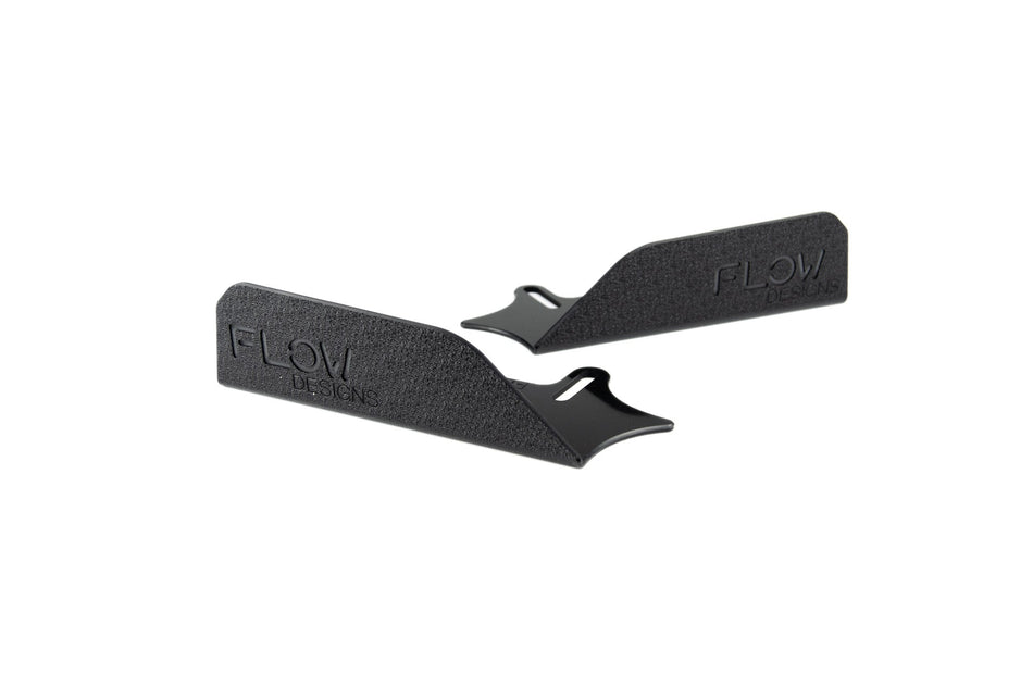 Flow Designs i30N-Line Hatch PDe.V6 FL 2024+ Front Lip Splitter Winglets (Pair)