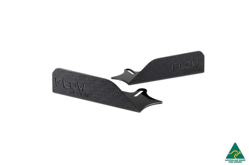 Flow Designs i30N Fastback PD FL 2022+ Front Lip Splitter Winglets (Pair)