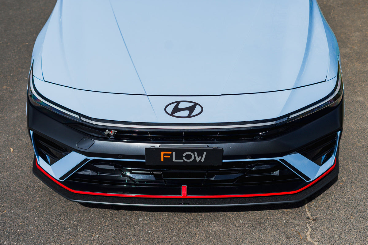 Flow Designs CN7 V2 Elantra N Sedan Facelift V2 - 2024+ Front Lip Splitter & Mounting Brackets (Pair)