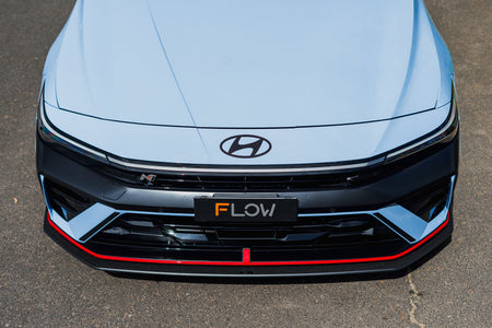 Flow Designs CN7 V2 Elantra N Sedan Facelift V2 - 2024+ Front Lip Splitter & Mounting Brackets (Pair)