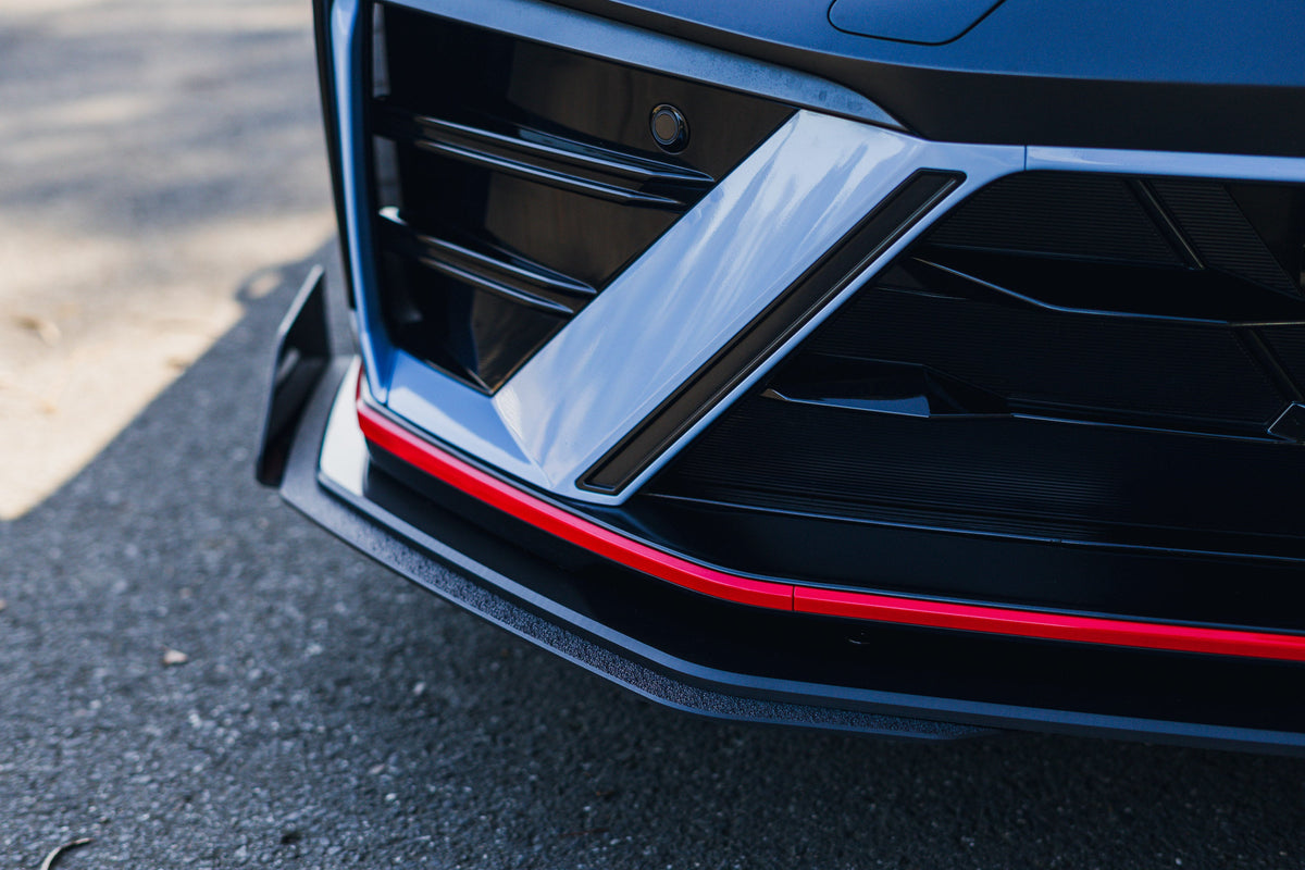 Flow Designs CN7 V2 Elantra N Sedan Facelift V2 - 2024+ Front Lip Splitter & Mounting Brackets (Pair)
