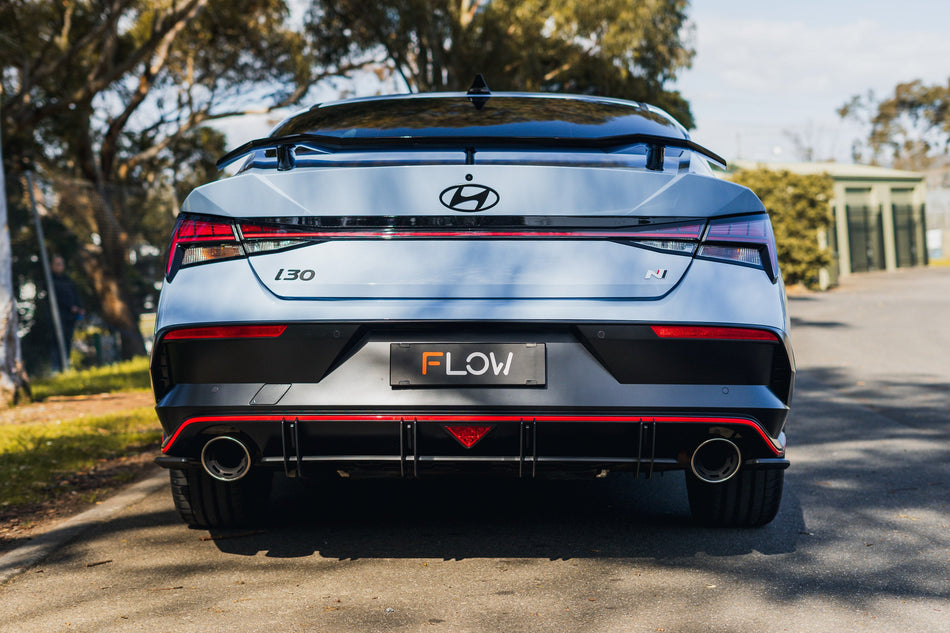 Flow Designs CN7 V2 Elantra N Sedan Facelift V2 - 2024+ Flow-Lock Rear Diffuser