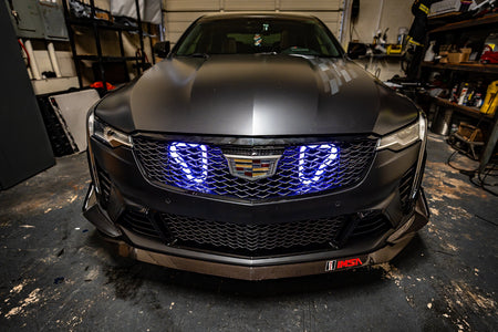 Velossa Tech Dual BIG MOUTH LIT KIT Ram Air Intake Snorkels | Cadillac CT4-V Blackwing 2022+ — view 5